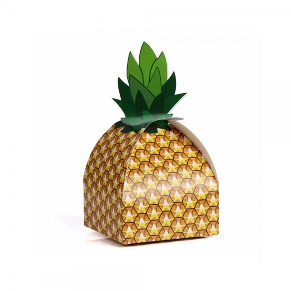 10 Adet 7x9cm Demonte Ananas Karton Kutu