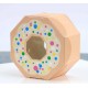 10 Adet 8cm Karton Kutu Donut Demonte